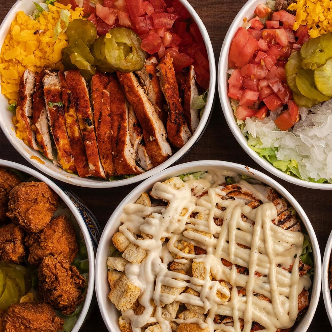Naked burger bowl